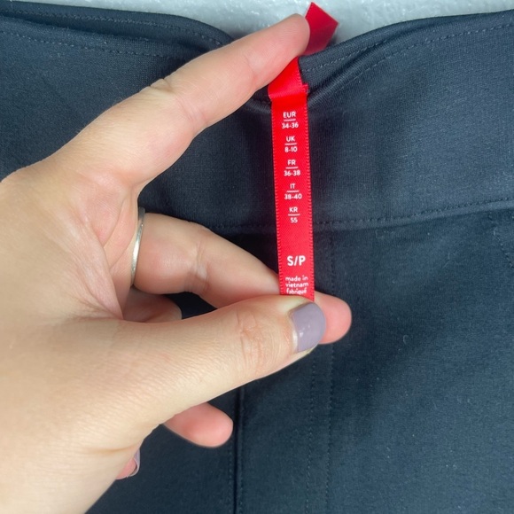 Spanx The Perfect Pant Women’s Small Black Straight Ankle Minimalist Career - Picture 5 of 13